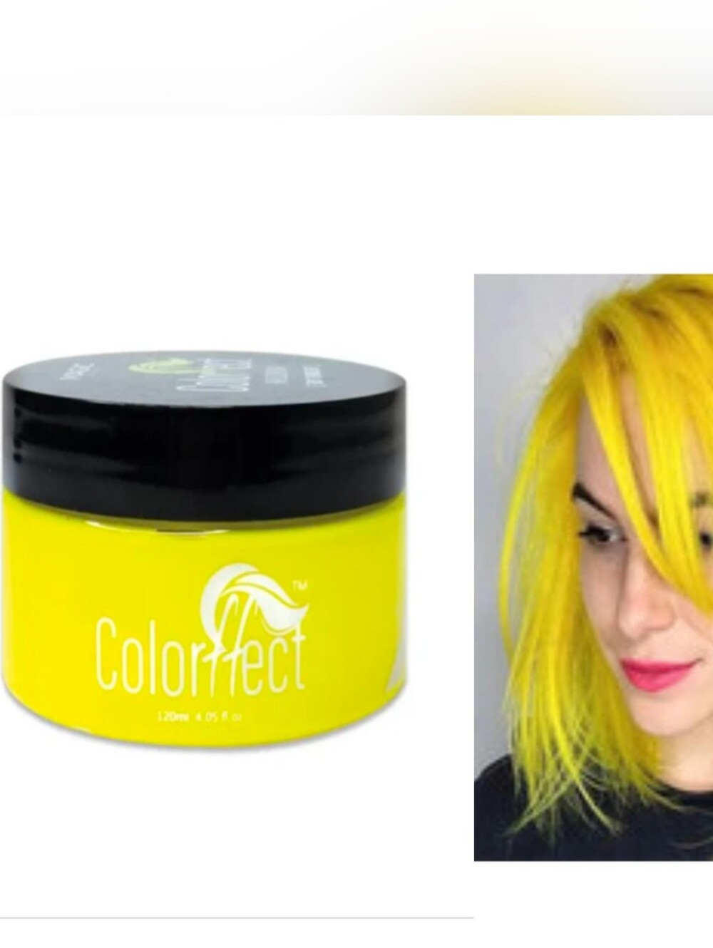 Neon Yellow hair Wax